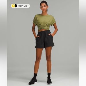 Loungeful High Rise Shorts Black
